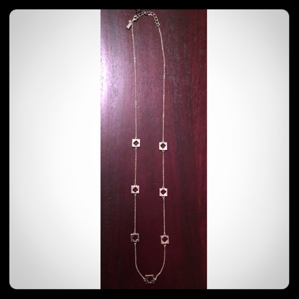 Kate spade open spade necklace